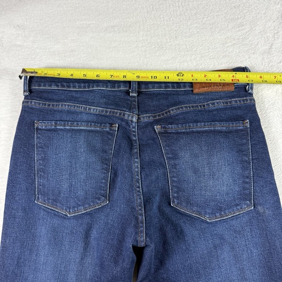 Mott & Bow Jeans Mens 34x30 Blue Slim Stretch Preppy Mid Rise Dark Wash Denim - Picture 12 of 16